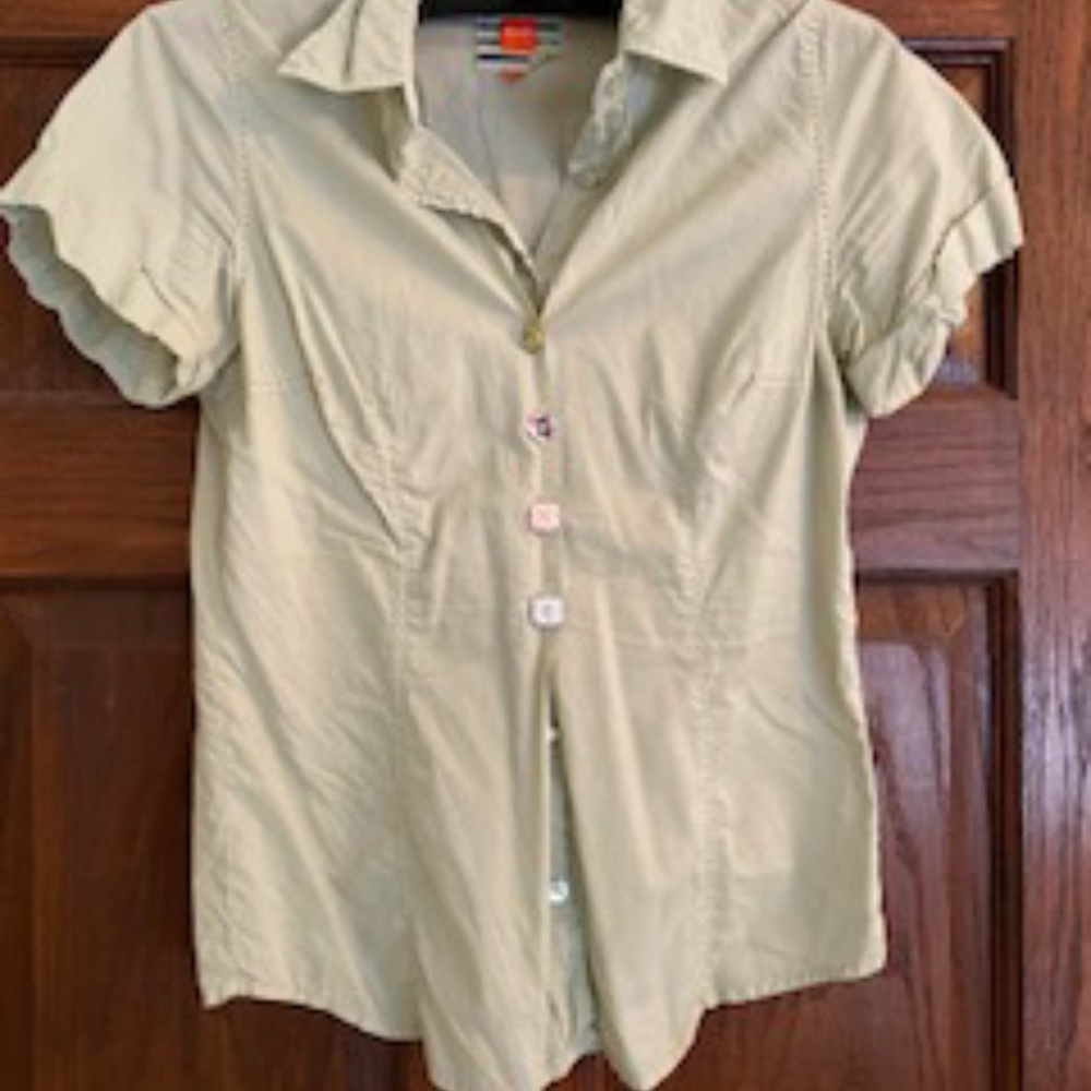 Pale green Boss Orange shirt